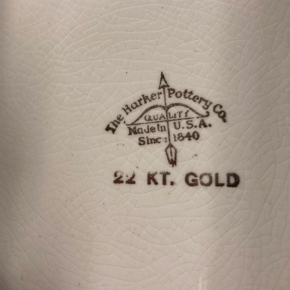 Harker Pottery plates - Picture 4 of 4